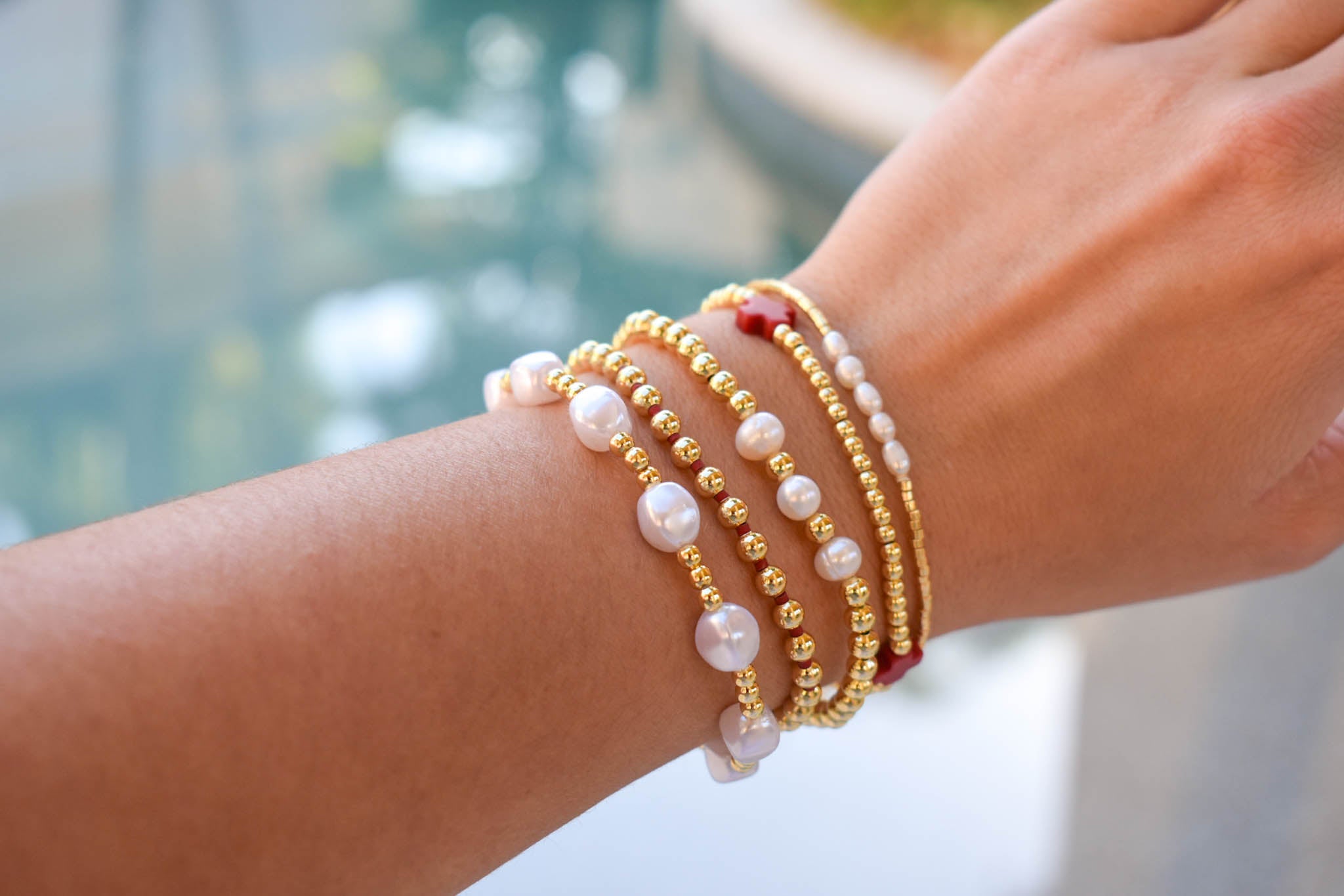 Scarlet Bracelet Stack