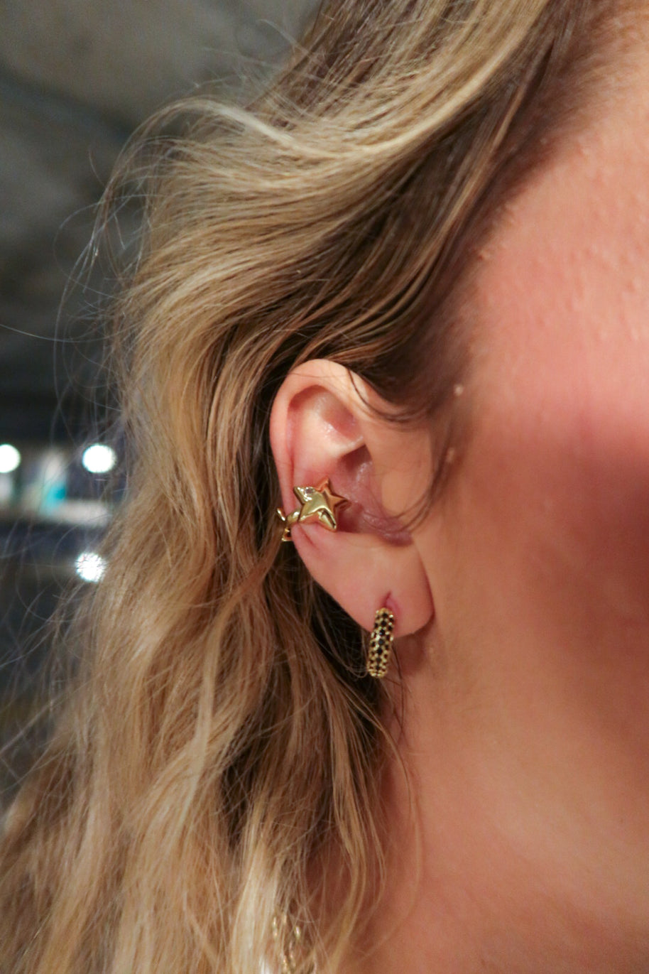Double Star Ear Cuff