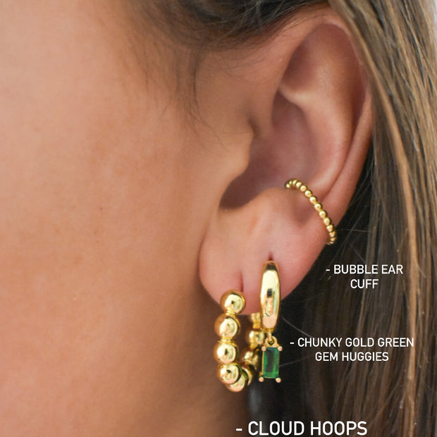 Emerald Earring Set