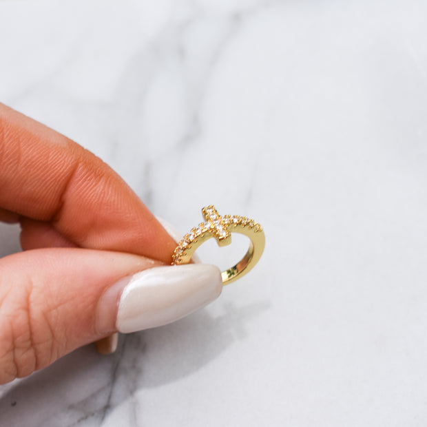 Cross Ear Cuff