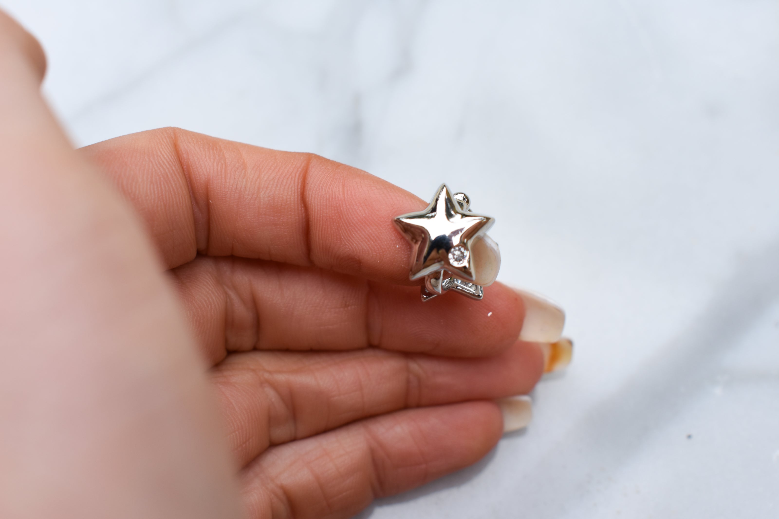 Double Star Ear Cuff