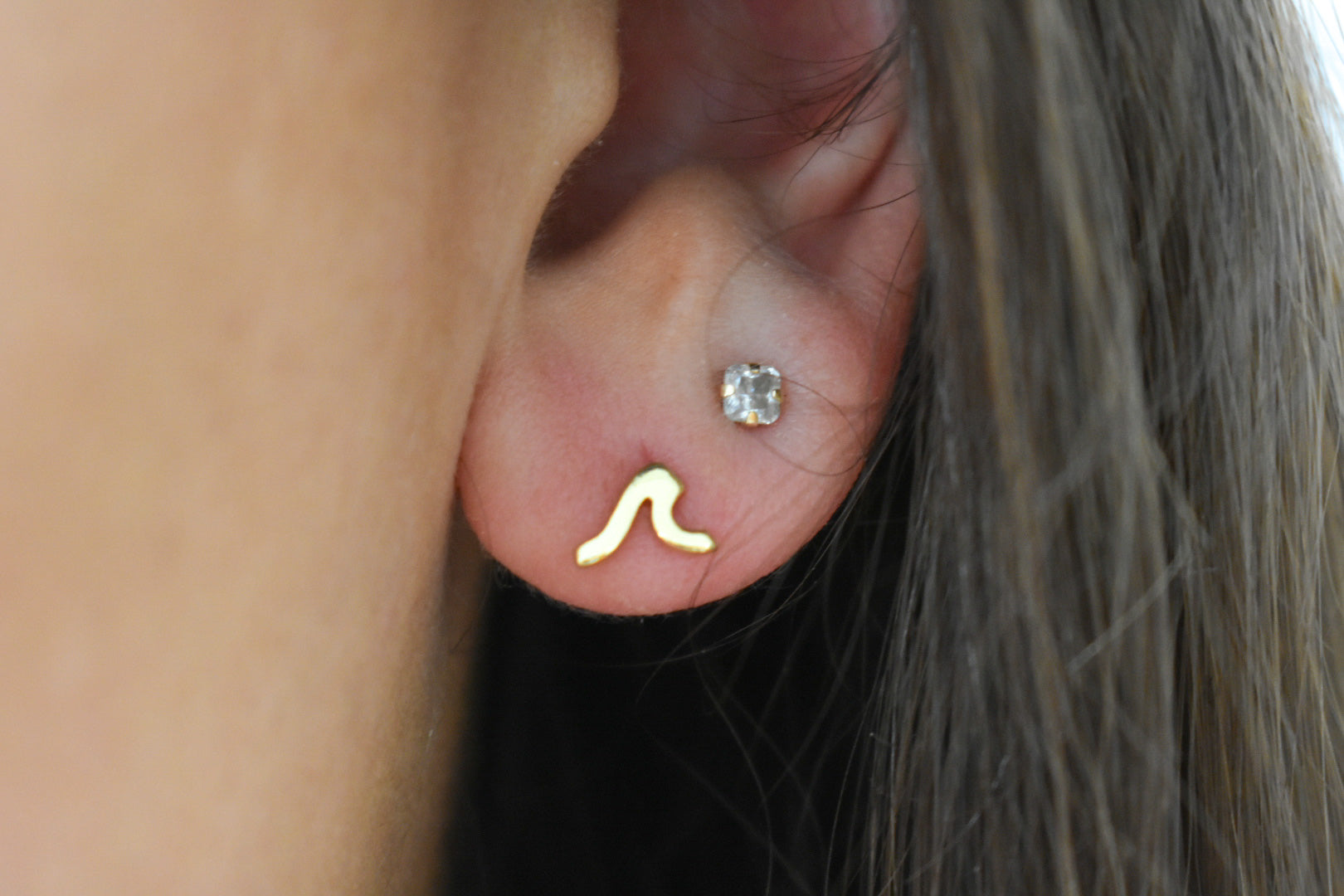 Wave Stud Earrings