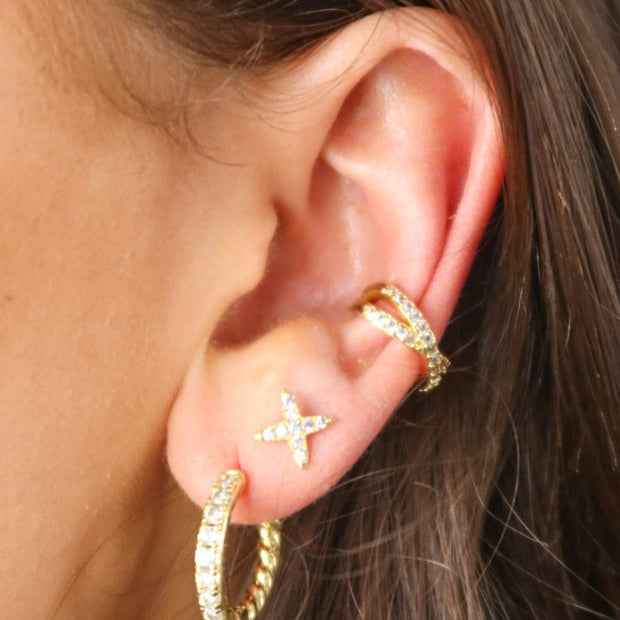 X Gem Ear Cuff