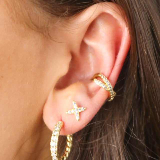 X Gem Ear Cuff