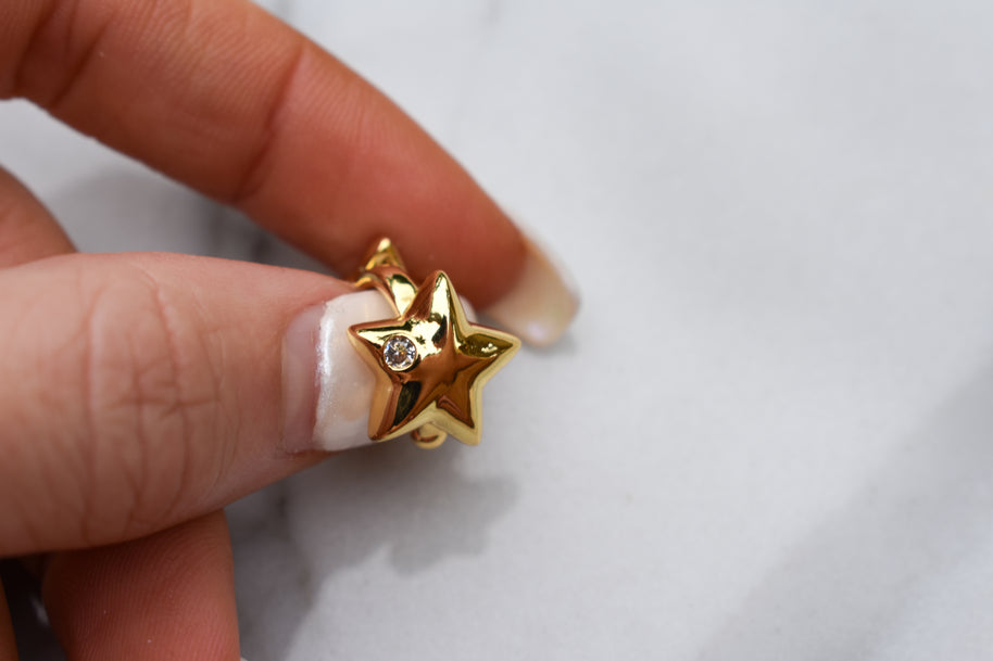 Double Star Ear Cuff