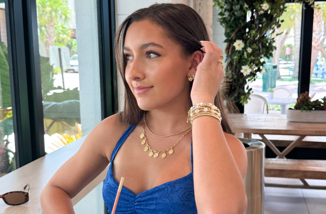 All tied up bow Hoops