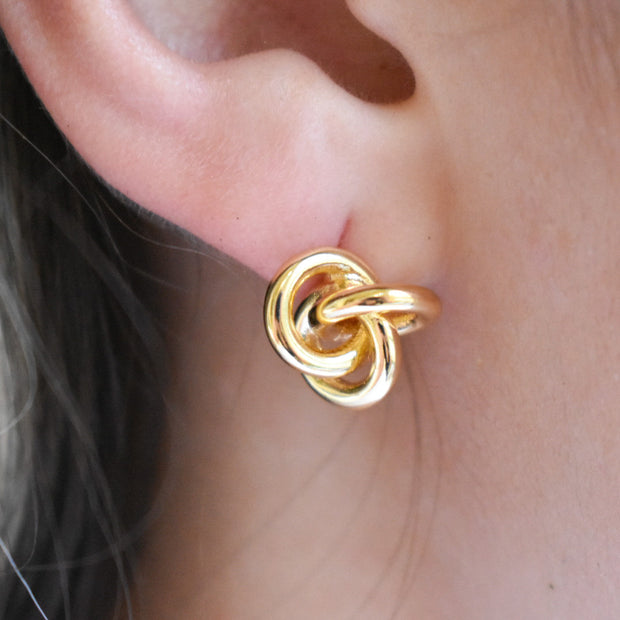 Twisted Stud Earrings