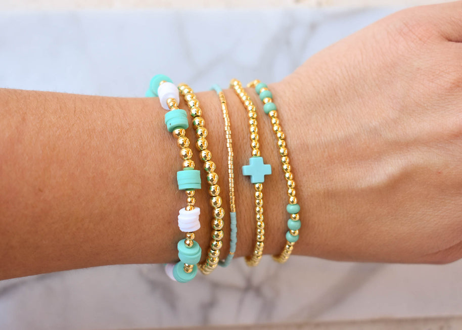 Turquoise Beach Bracelet Stack