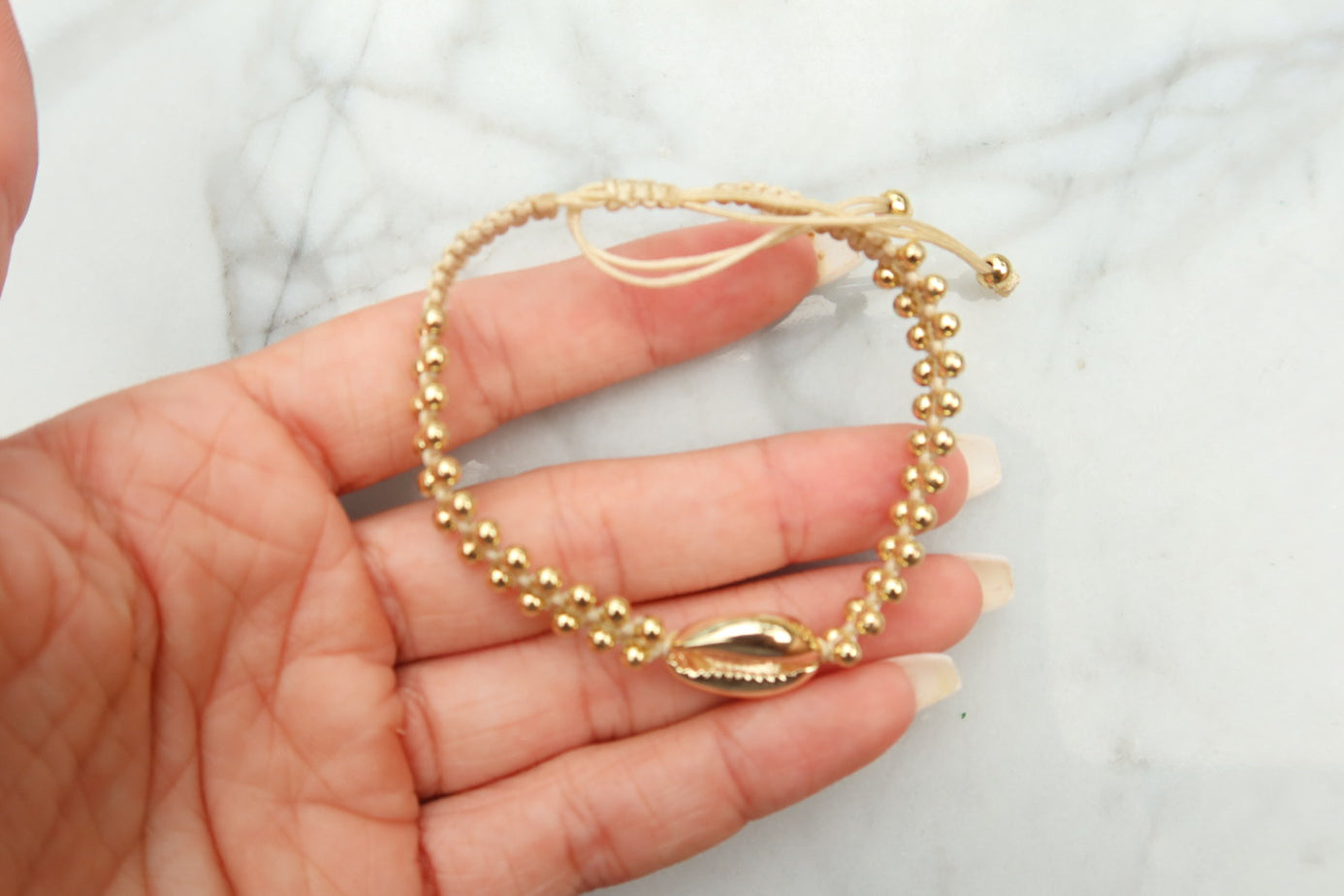 Golden Shell Bracelet