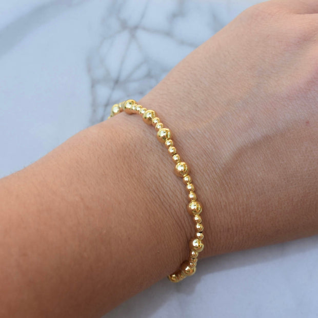 Gold Bubble Bracelet