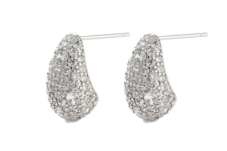 Silver Aurora Earrings