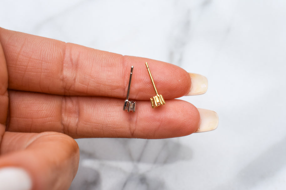 Simple Gem Studs