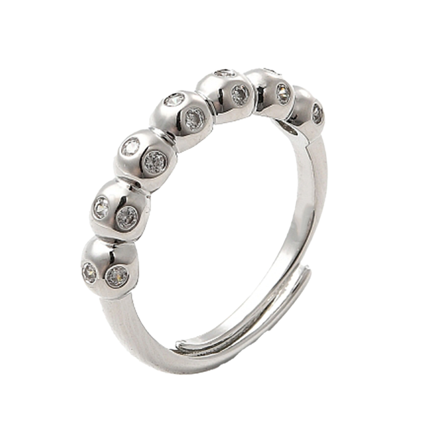 Bubble Ring Silver