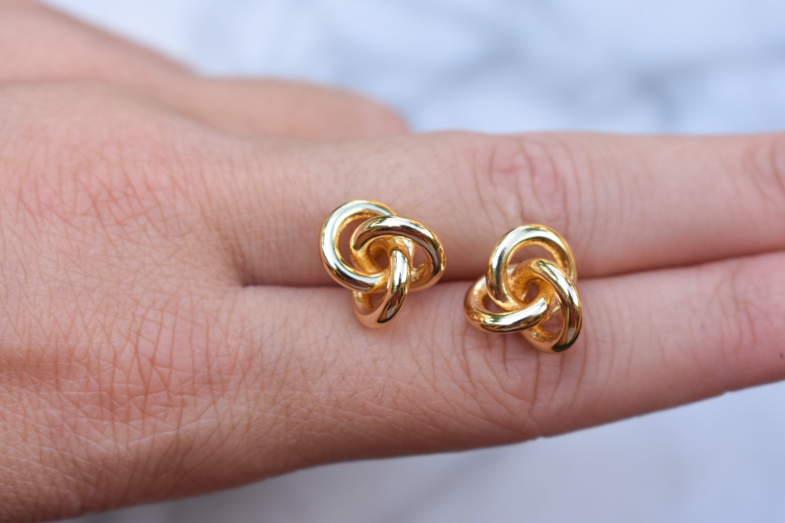 Twisted Stud Earrings