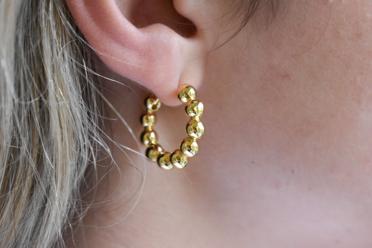 Bead Landing™ Clip On Earring With Loop, Gold