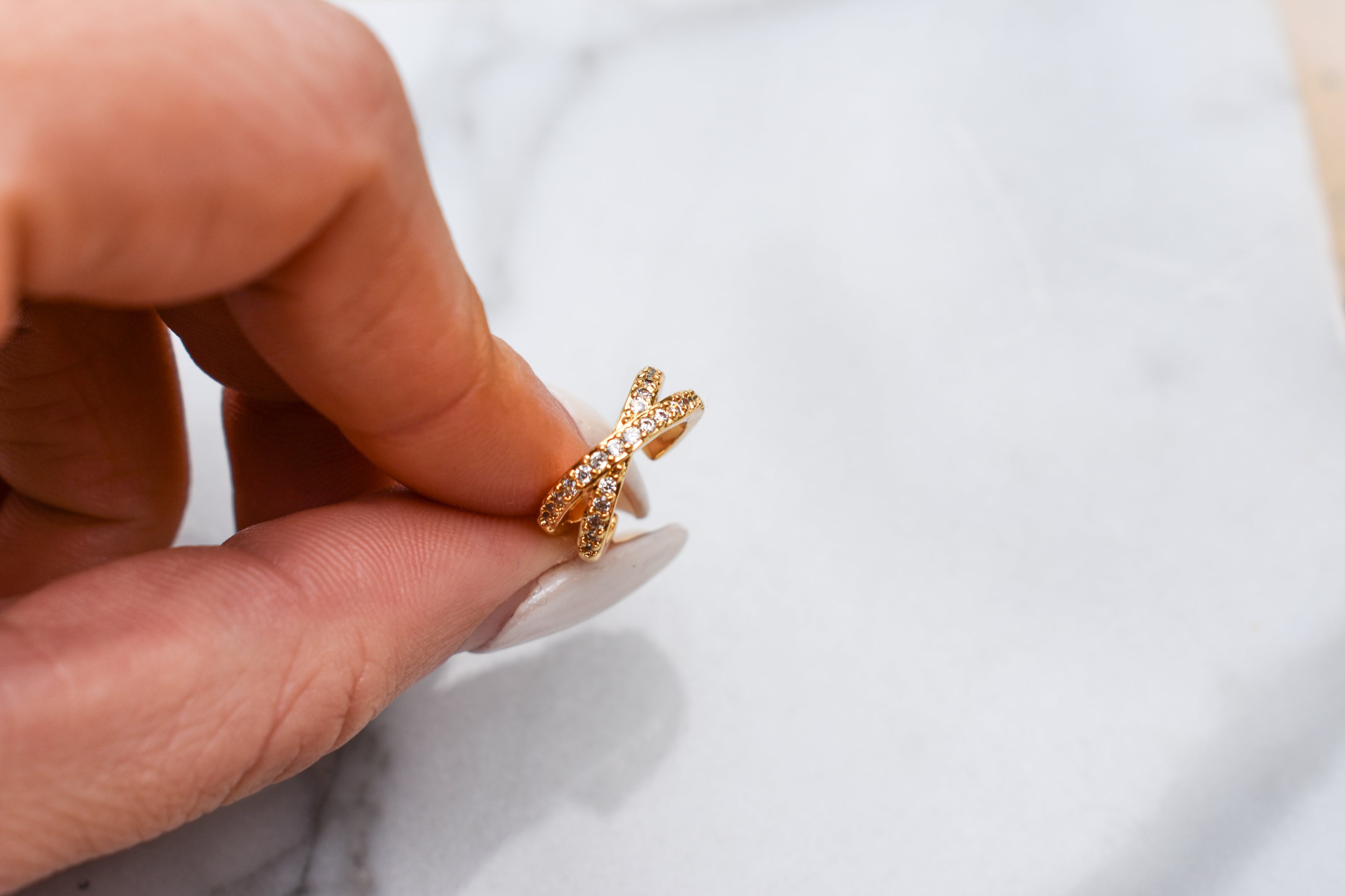 X Gem Ear Cuff