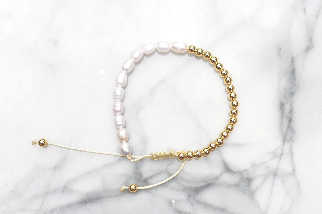 Half Pearl Bracelet