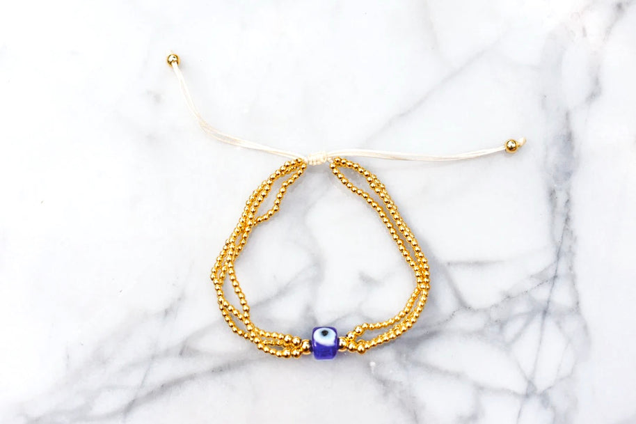 Evil Eye Beaded Bracelet