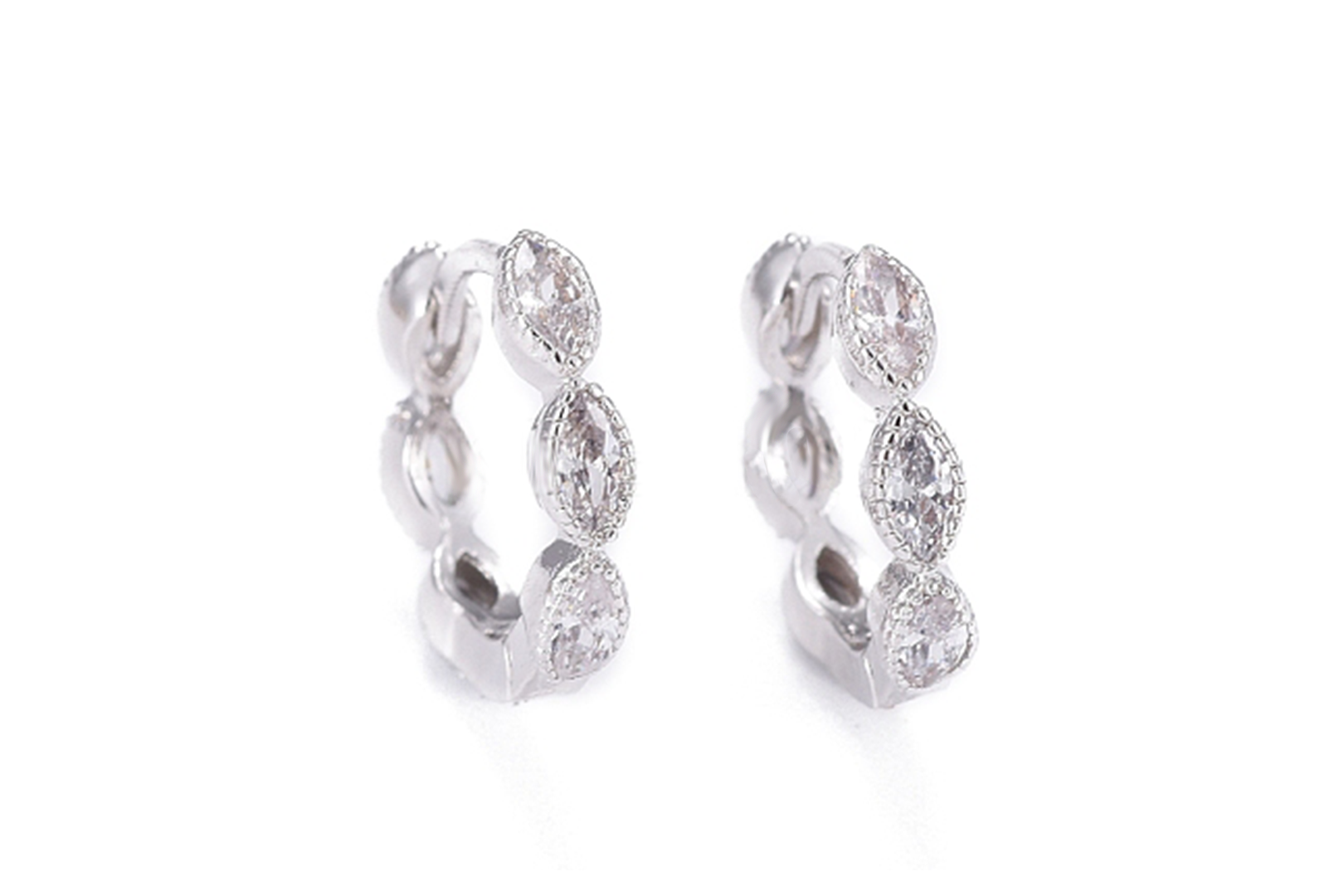 Silver Teardrop Earrings