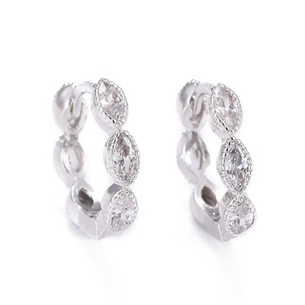 Silver Teardrop Earrings