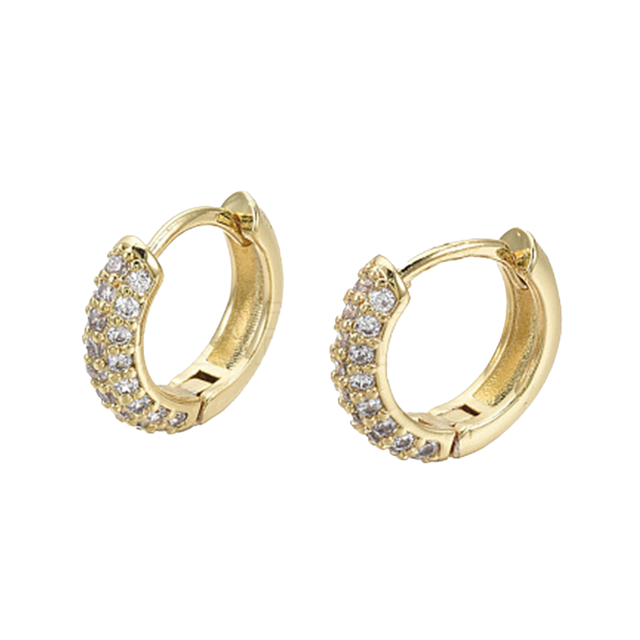 Miami Studded Hoops