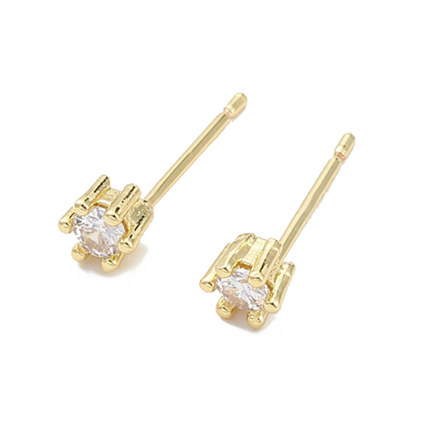 Simple Gem Studs