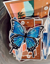 Load image into Gallery viewer, Blue Butterfly sticker
