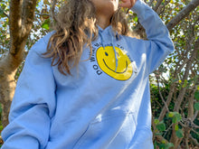 Load image into Gallery viewer, Blue “Do What Makes You Happy” Hoodie

