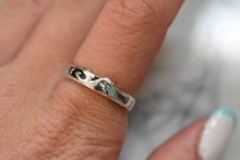 Load image into Gallery viewer, Sterling silver adjustable blue bird ring

