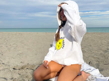 Load image into Gallery viewer, White “Do What Makes You Happy” Hoodie

