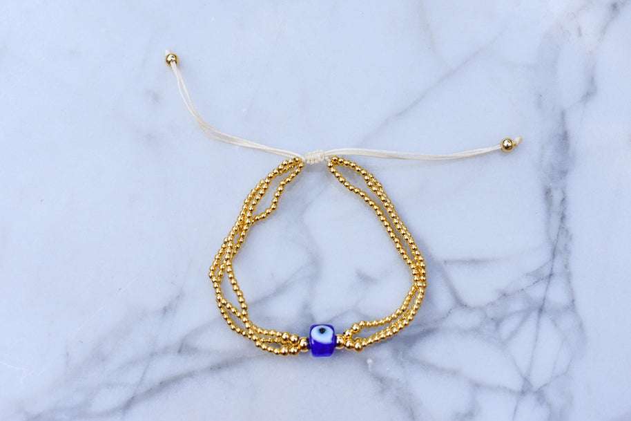 Evil Eye Beaded Bracelet