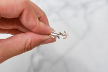 Load image into Gallery viewer, Sterling silver adjustable antler ring
