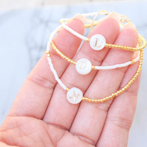 Gold Initial Bracelet