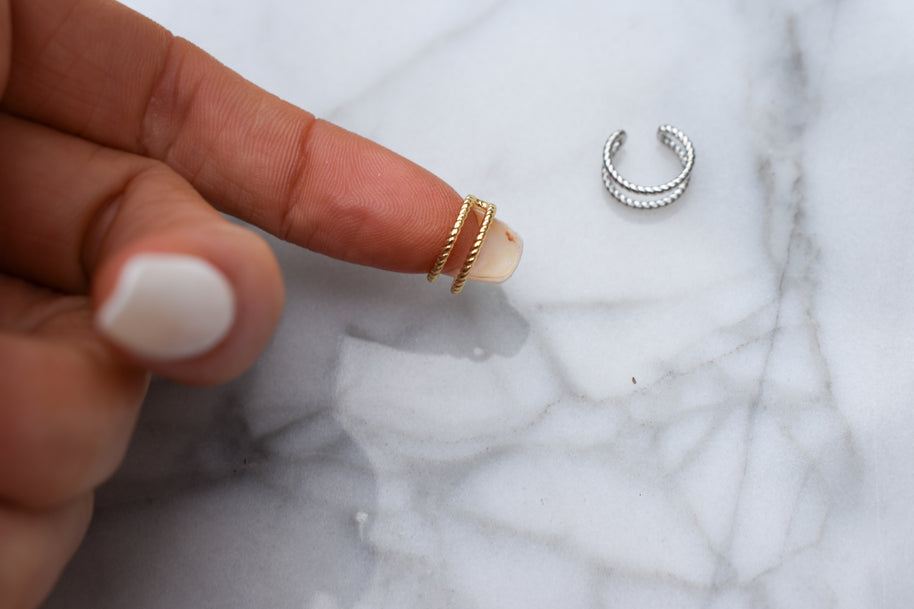 Double Rope Ear Cuff