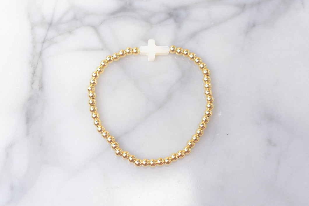Stringless Cross Bracelet