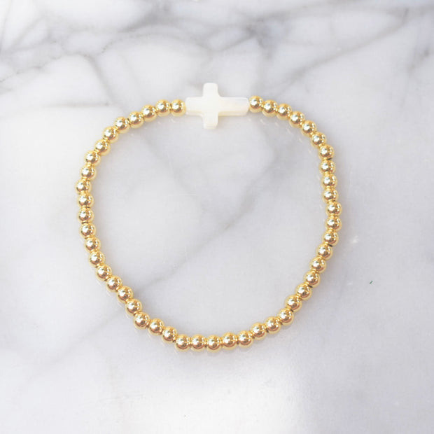 Stringless Cross Bracelet