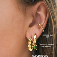 Emerald Earring Set