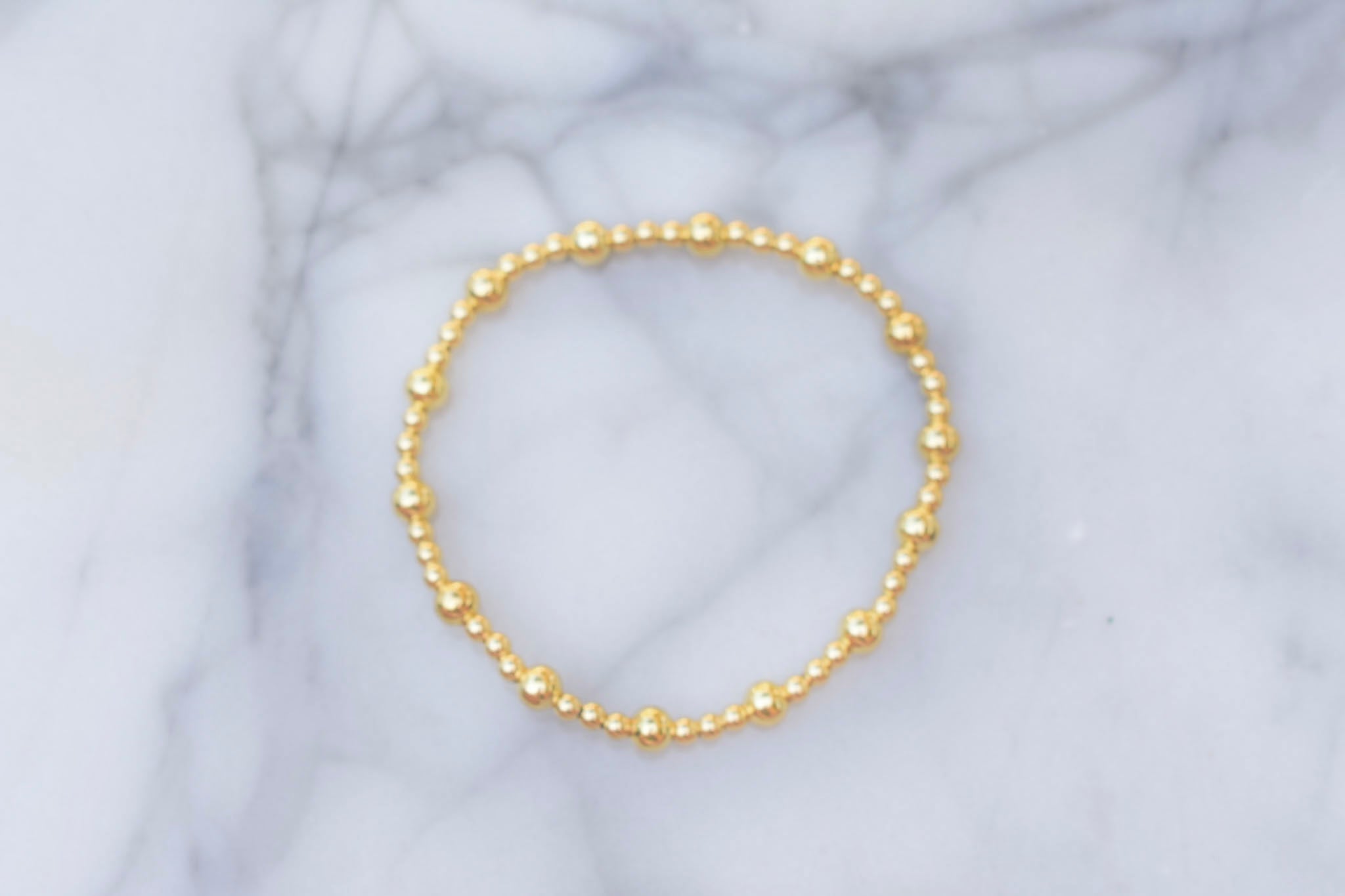 Gold Bubble Bracelet
