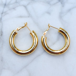Jumbo Gold Hoops