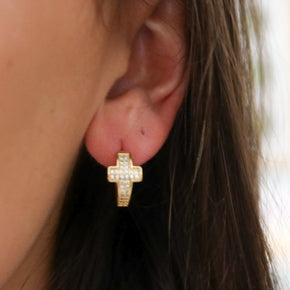 Cross me earrings