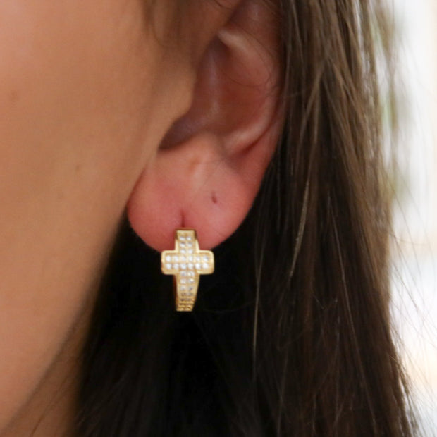 Cross me earrings