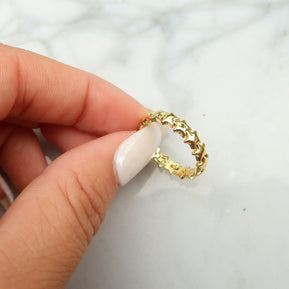 Gold Star Wrap Ring