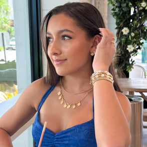 All tied up bow Hoops