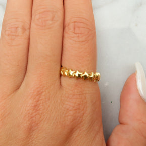 Gold Star Wrap Ring