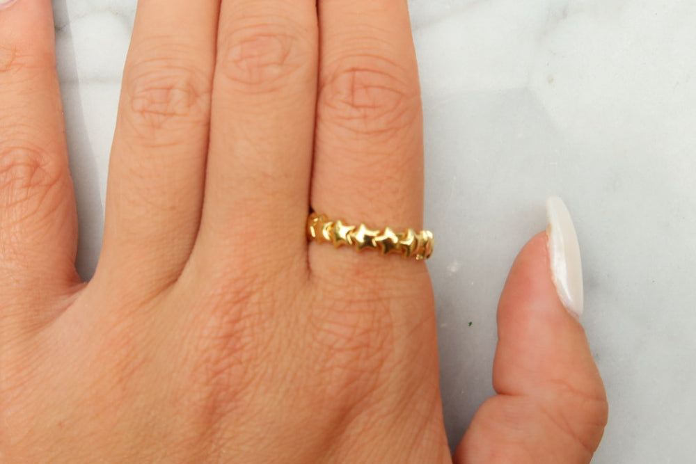 Gold Star Wrap Ring