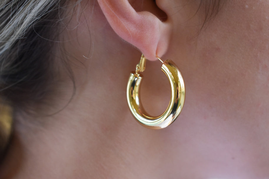 Jumbo Gold Hoops