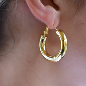 Jumbo Gold Hoops