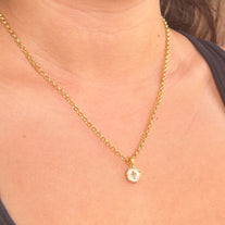Opal Cross Necklace