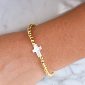 Stringless Cross Bracelet