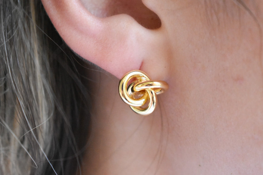 Twisted Stud Earrings